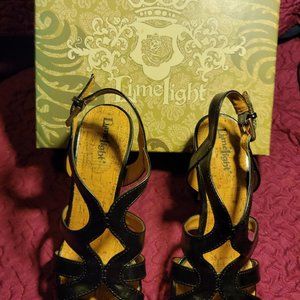 Women's LIMELIGHT “Christina” Black, Gold & Cork H